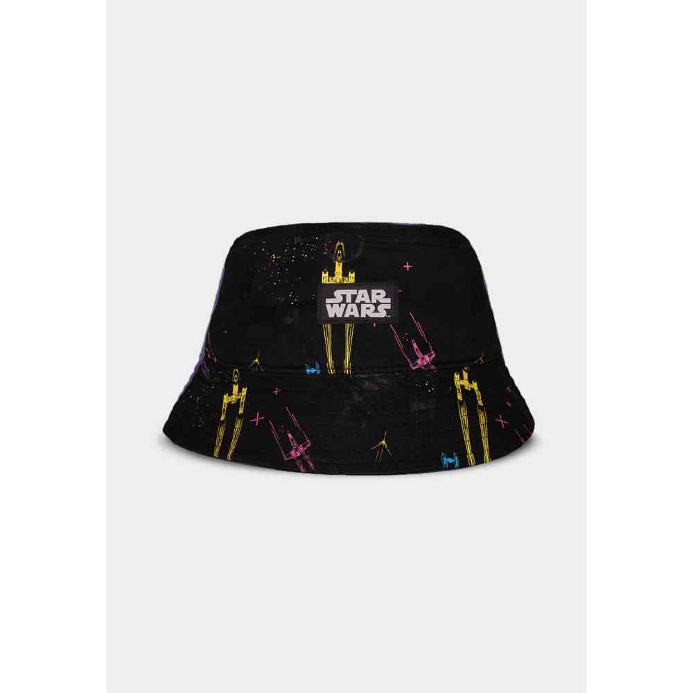 Disney Star Wars - Space Fight Bucket Hat / Vissershoed Kids - Zwart